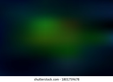 Dark Green, Yellow vector blurred and colored pattern. Creative illustration in halftone style with gradient. New design for your business.