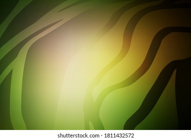 Dark Green, Yellow vector blurred and colored pattern. Colorful illustration in abstract style with gradient. New design for your business.