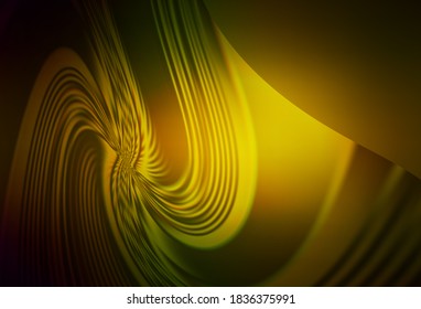 Dark Green, Yellow vector blurred bright pattern. New colored illustration in blur style with gradient. Smart design for your work.