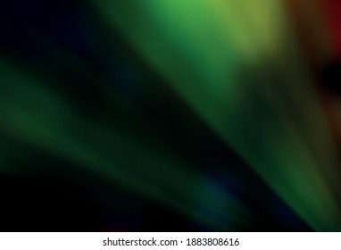 Verde oscuro, vector amarillo borroso brillo de fondo abstracto. Ilustración colorida brillante de estilo inteligente. Fondo para un teléfono móvil.