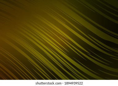 Dark Green, Yellow vector blurred bright pattern. Colorful illustration in abstract style with gradient. Background for a cell phone.