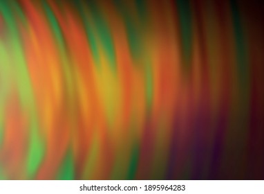 Dark Green, Yellow vector blurred bright texture. Shining colorful illustration in smart style. New style for your business design.