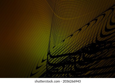 Dark Green, Yellow vector blurred shine abstract texture. Modern abstract illustration with gradient. Completely new design for your business.