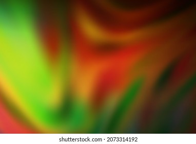 Dark Green, Yellow vector blurred bright texture. An elegant bright illustration with gradient. New style design for your brand book.