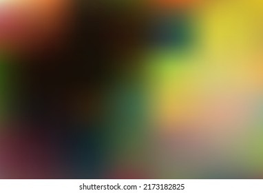 Verde oscuro, vector amarillo borroso patrón brillante. Ilustración abstracta brillante con un diseño elegante. Nuevo diseño para su negocio.