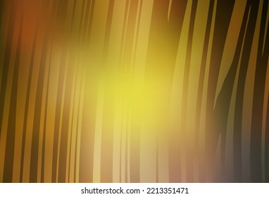 Green oscuro, plantilla borrosa de vector amarillo. Ilustración creativa en estilo de semitono con gradiente. Fondo para los diseños.