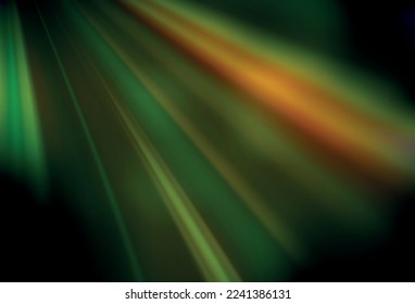 Green oscuro, plantilla borrosa de vector amarillo. Una ilustración de color completamente nueva en un estilo borroso. Nuevo estilo para el diseño de su negocio.