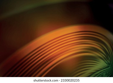 Verde oscuro, vector amarillo borroso brillo de textura abstracta. Ilustración abstracta moderna con gradiente. Nueva forma de tu diseño.