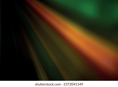 Dark Green, Yellow vector blurred template. An elegant bright illustration with gradient. Background for a cell phone.