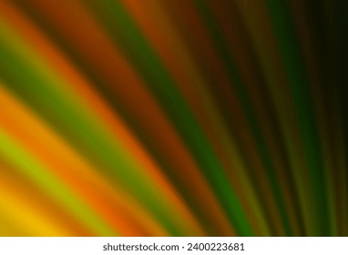 Dark Green, Yellow vector blurred pattern. Colorful abstract illustration with gradient. New style for your business design.