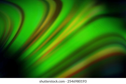 Dark Green, Yellow vector blurred background. Shining colored illustration in smart style. New style for your business design.