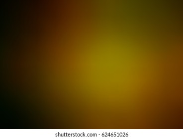Dark Green, Yellow vector blurred shine illustration. Brand-new pattern for your business design. Colorful background in abstract style with gradient. 