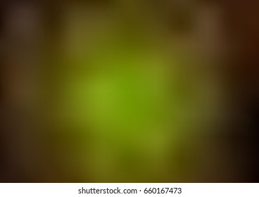 Dark Green, Yellow vector blurred shine abstract template. Colorful illustration in abstract style with gradient. A new texture for your design.