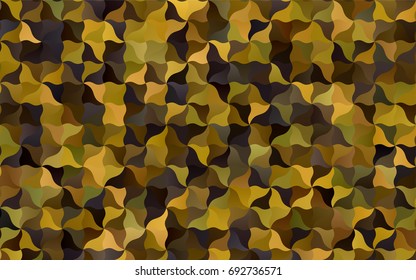 Dark Green, Yellow vector blurred background. blurred geometric sample with gradient.  A completely new design for your business.