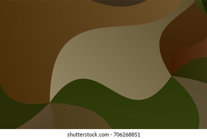 Dark Green, Yellow vector blurred pattern. Colorful illustration in abstract cranked style with gradient. A new texture for your design.