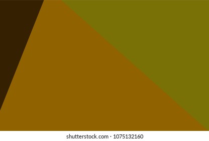Dark Green, Yellow vector blurry triangle texture. A sample with polygonal shapes. That pattern can be used as a part of a brand book.