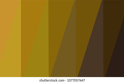 Dark Green, Yellow vector blurry triangle template. Shining colored illustration in a new style. The polygonal design can be used for your web site.