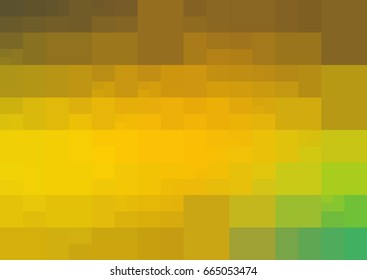 Dark Green, Yellow vector blurry rectangle background design. Geometric background in Origami style with gradient. 