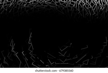 Dark Green, Yellow vector blurry rectangular background. Geometric background in square style with gradient. The pattern can be used for brand-new background.