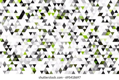 Dark Green, Yellow vector blurry triangle background. Creative geometric illustration in Origami style with gradient. A completely new design for your business.