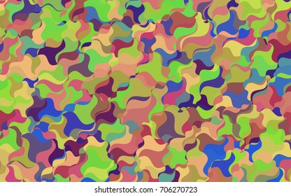 Dark Green, Yellow vector blurry arched pattern. Shining illustration, which consist of blurred lines. The best blurred design for your business.