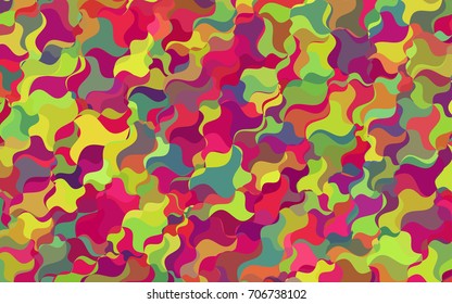 Dark Green, Yellow vector blurry arched pattern. A completely new color illustration in a vague style. The best blurred design for your business.