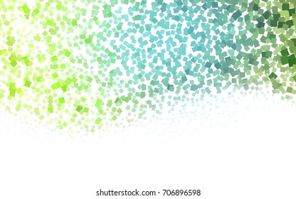 Dark Green, Yellow vector blurry rectangular background. Geometric background in square style with gradient. The pattern can be used for brand-new background.