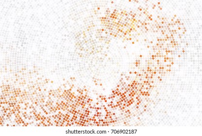 Dark Green, Yellow vector blurry rectangular background. Geometric background in square style with gradient. The pattern can be used for brand-new background.
