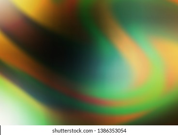 Dark Green, Yellow vector bokeh pattern. A completely new color illustration in a bokeh style. The elegant pattern for brand book.