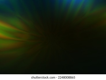 Dark Green, Yellow vector bokeh pattern. An elegant bright illustration with gradient. The best blurred design for your business.