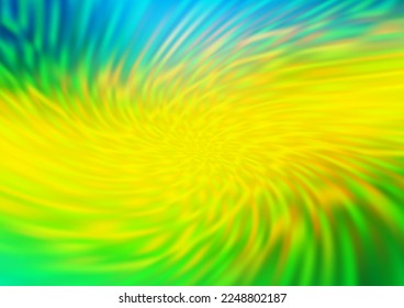 Dark Green, Yellow vector bokeh and colorful pattern. Colorful illustration in blurry style with gradient. The background for your creative designs.