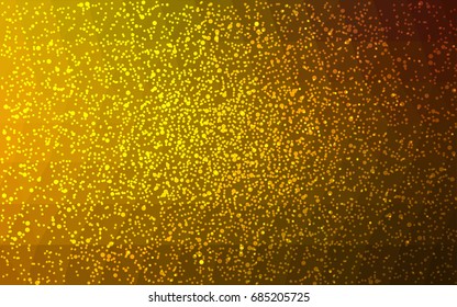 Dark Green, Yellow vector christmas postcard low polygon background. Illustration consisting of triangles. Abstract triangular polygonal origami or crystal design of New Year celebration.