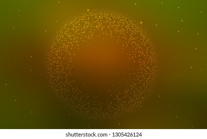 Dark Green, Yellow vector colorful blur background. Colorful abstract illustration with gradient. The best blurred design for your business.