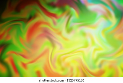 Dark Green, Yellow vector colorful abstract texture. Shining colored illustration in smart style. New style for your business design.