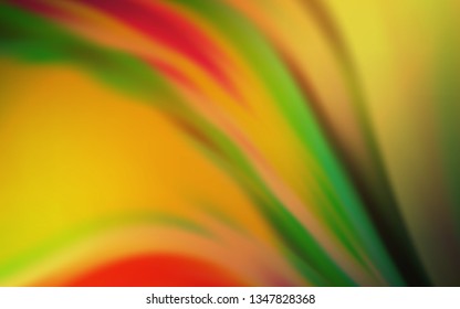 Dark Green, Yellow vector colorful abstract background. Abstract colorful illustration with gradient. Completely new design for your business.