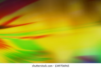 Dark Green, Yellow vector colorful blur backdrop. Abstract colorful illustration with gradient. New style design for your brand book.