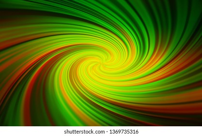 Dark Green, Yellow vector colorful abstract texture. Modern abstract illustration with gradient. Blurred design for your web site.