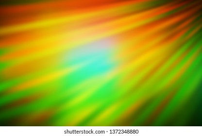 Dark Green, Yellow vector colorful abstract background. Modern abstract illustration with gradient. Blurred design for your web site.