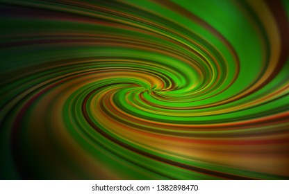 Dark Green, Yellow vector colorful blur backdrop. Modern abstract illustration with gradient. Background for designs.