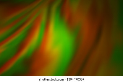 Dark Green, Yellow vector colorful abstract background. Colorful illustration in abstract style with gradient. Elegant background for a brand book.