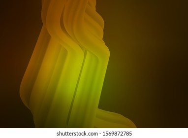 Dark Green, Yellow vector colorful blur background. A completely new colored illustration in blur style. Completely new design for your business.