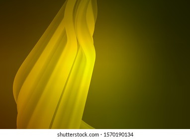 Dark Green, Yellow vector colorful abstract background. Creative illustration in halftone style with gradient. New style design for your brand book.