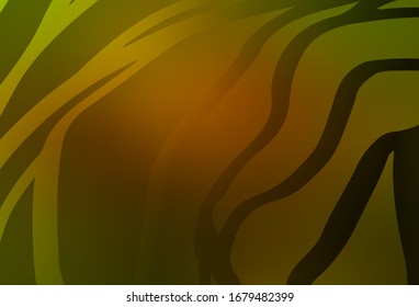 Dark Green, Yellow vector colorful abstract background. An elegant bright illustration with gradient. New style for your business design.