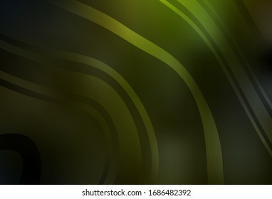 Dark Green, Yellow vector colorful abstract texture. Colorful abstract illustration with gradient. The best blurred design for your business.
