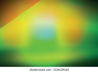 Dark Green, Yellow vector colorful abstract texture. Creative illustration in halftone style with gradient. Completely new design for your business.