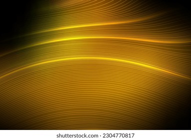 Dark Green, Yellow vector colorful blur background. Glitter abstract illustration with gradient design. New style for your business design.