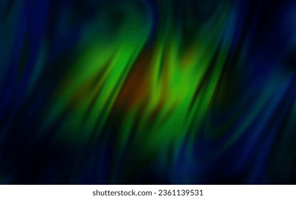 Dark Green, Yellow vector colorful blur background. A completely new colored illustration in blur style. Smart design for your work.