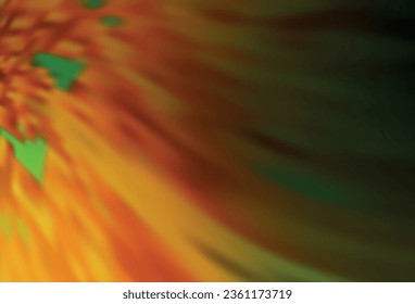 Dark Green, Yellow vector colorful blur backdrop. Abstract colorful illustration with gradient. New style design for your brand book.