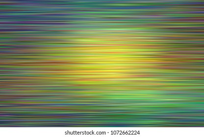 Dark Green, Yellow vector cover with long lines. Glitter abstract illustration with colored sticks. Best design for your ad, poster, banner.