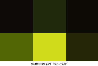 Dark Green, Yellow vector cover with colorful palette. Abstract palette with samples of rainbow colors. Set of colors for clever designers.